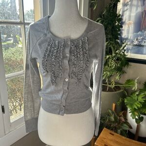 Light Gray Knit Cardigan